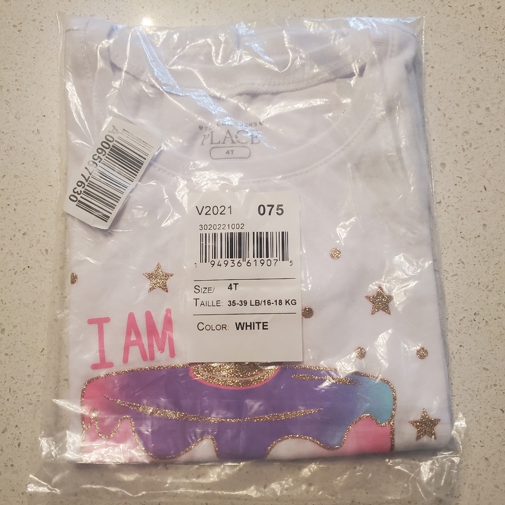 4T Girl's 3 Year Birthday T-shirt